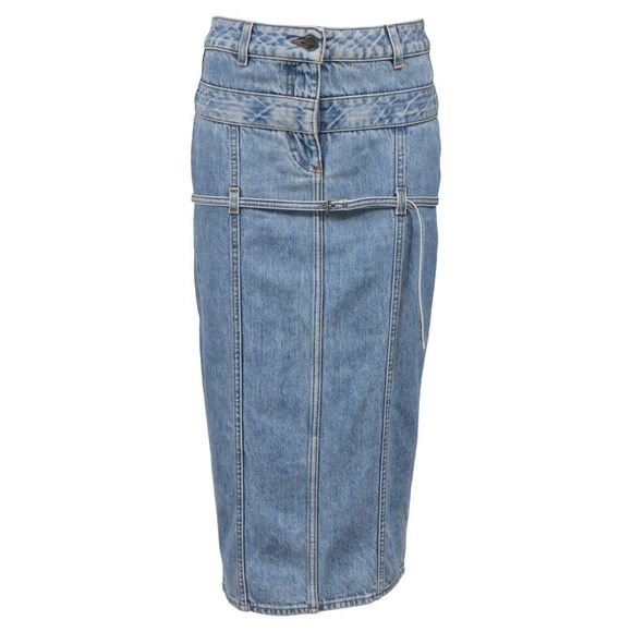 Jacquemus Dresses & Skirts - Jacquemus Pencil Skirt in Blue Cotton Denim